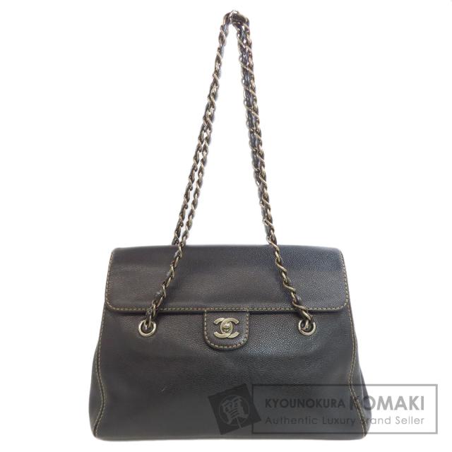シャネル CHANEL  チェーントート  トートバッグ グレインド カーフスキン レディース  中古