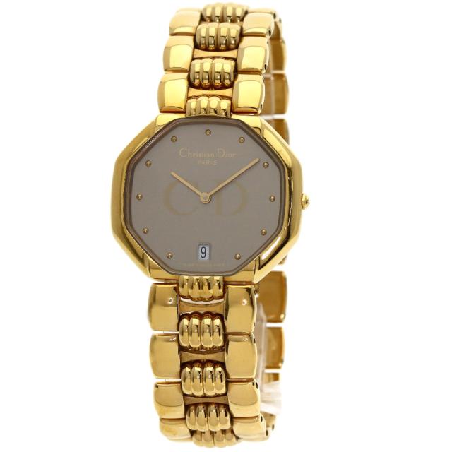 クリスチャンディオール CHRISTIAN DIOR 25.154 オクタゴン 腕時計 GP GP メンズ 中古_1