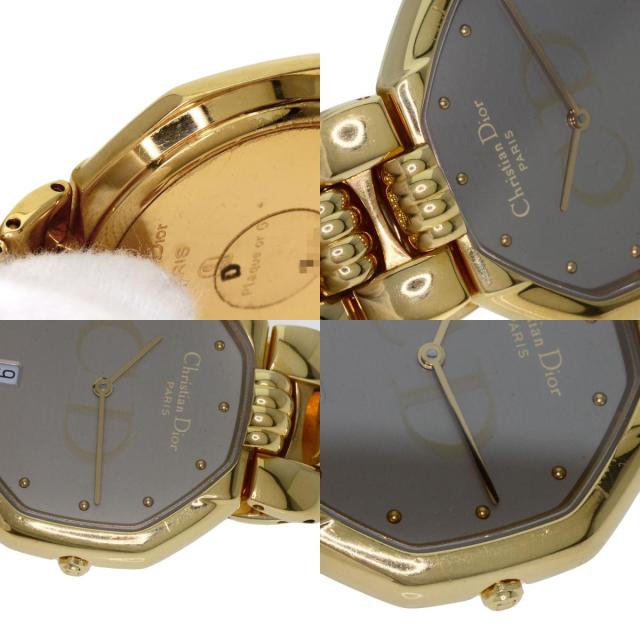 クリスチャンディオール CHRISTIAN DIOR 25.154 オクタゴン 腕時計 GP GP メンズ 中古_7