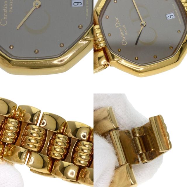 クリスチャンディオール CHRISTIAN DIOR 25.154 オクタゴン 腕時計 GP GP メンズ 中古_8