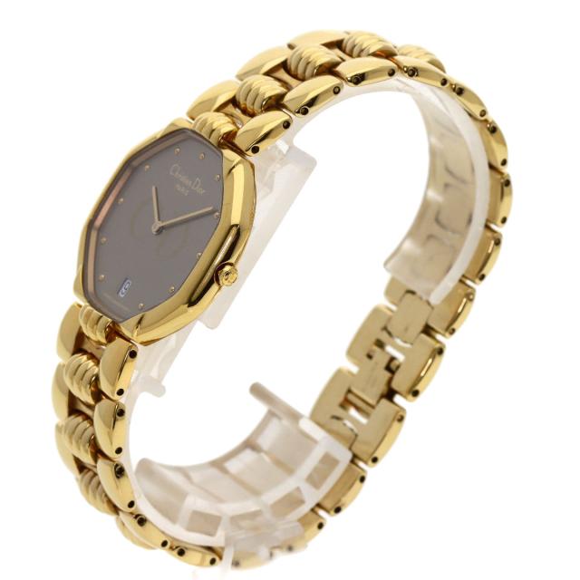 クリスチャンディオール CHRISTIAN DIOR 25.154 オクタゴン 腕時計 GP GP メンズ 中古_2
