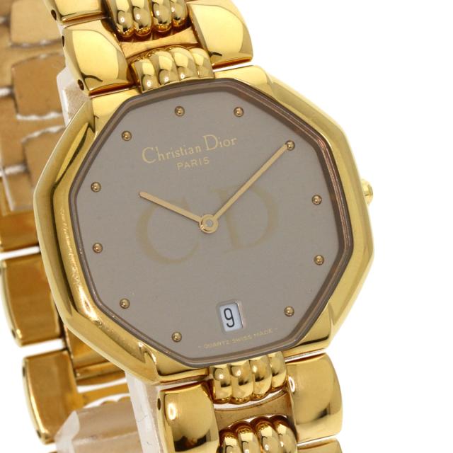 クリスチャンディオール CHRISTIAN DIOR 25.154 オクタゴン 腕時計 GP GP メンズ 中古_4