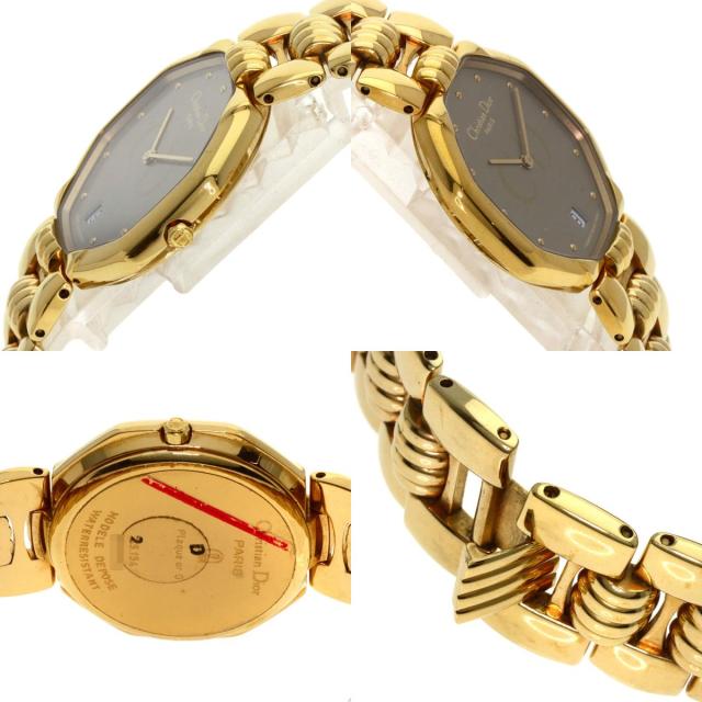 クリスチャンディオール CHRISTIAN DIOR 25.154 オクタゴン 腕時計 GP GP メンズ 中古_5