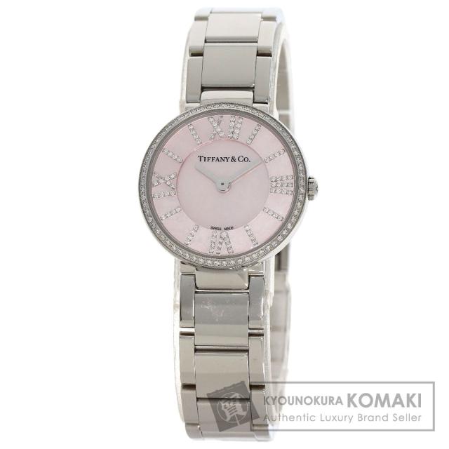 ティファニー TIFFANY&Co.  アトラス 2ハンド ダイヤモンド  腕時計 ステンレススチール SS   中古の通販は