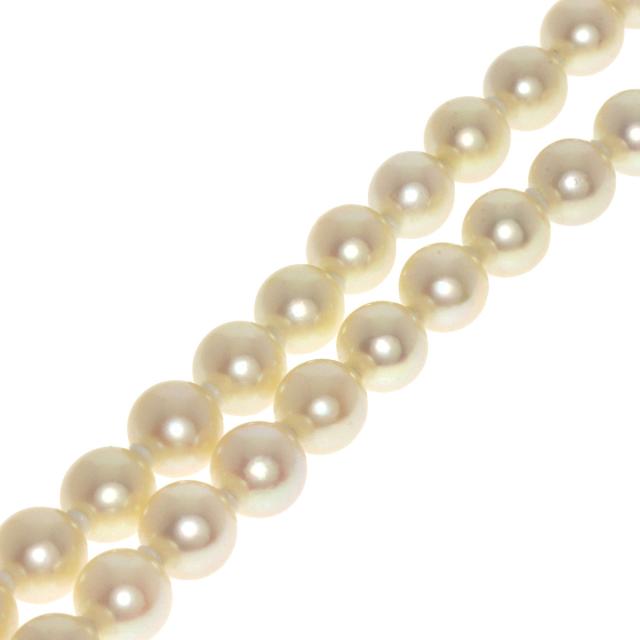 ミキモト MIKIMOTO パール 真珠 ネックレス 金属製 レディース 中古_2