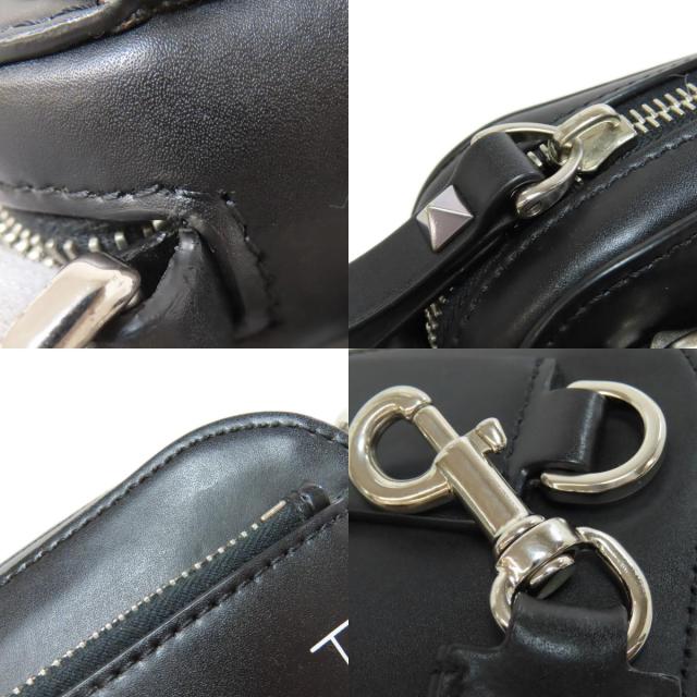 バレンティノ VALENTINO ロゴ ショルダーバッグ レザー レディース 中古_8