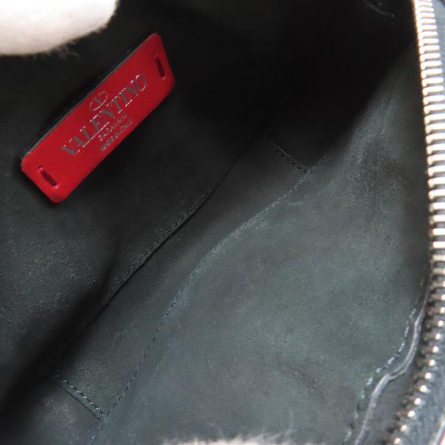 バレンティノ VALENTINO ロゴ ショルダーバッグ レザー レディース 中古_5
