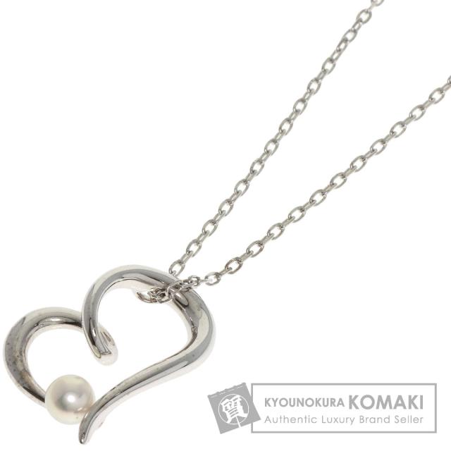 ミキモト MIKIMOTO ハートモチーフ パール 真珠 ネックレス K18 ミキモト MIKIMOTO ハートモチーフ パール 真珠 ネックレス K18