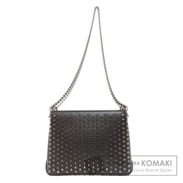 クリスチャンルブタン Christian Louboutin  スパイク  ショルダーバッグ レザー レディース  中古