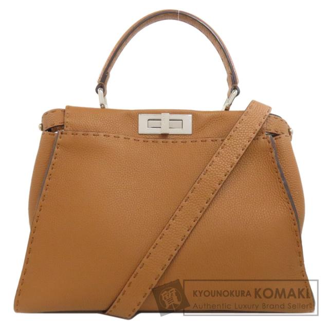 フェンディ FENDI  ピーカブー セレリア 2WAY  ハンドバッグ カーフ レディース  中古