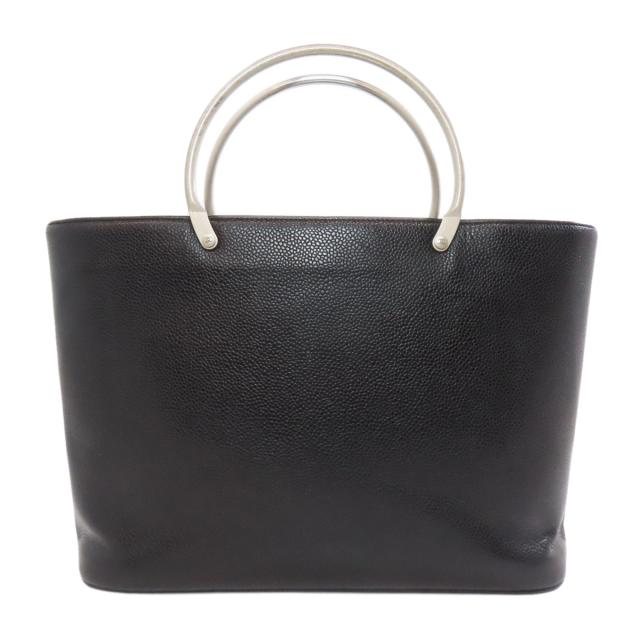 シャネル CHANEL ココマーク ハンドバッグ グレインド カーフスキン レディース 中古_1