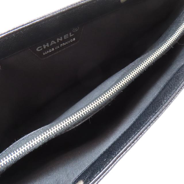 シャネル CHANEL ココマーク ハンドバッグ グレインド カーフスキン レディース 中古_5