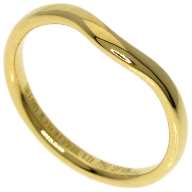 ティファニー TIFFANY&Co. カーブドバンド リング・指輪 K18