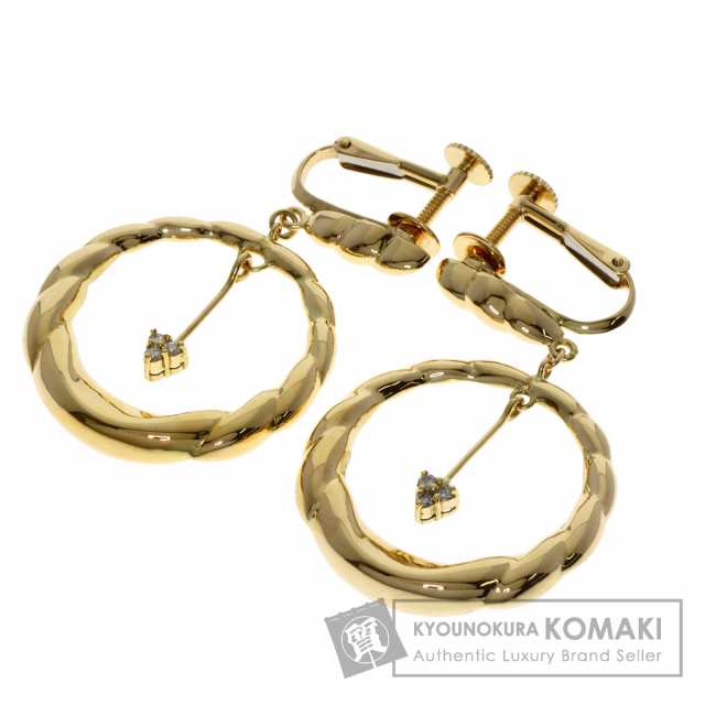 ジュネ Jeunet  ダイヤモンド  イヤリング K18イエローゴールド レディース  中古の通販は