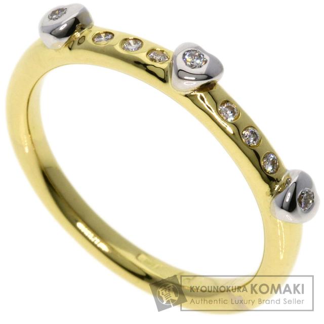 ポンテヴェキオ Ponte Vecchio ダイヤモンド リング・指輪 K18イエローゴールド レディース 中古