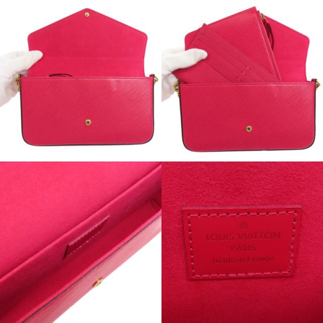 ルイヴィトン LOUIS VUITTON M62614 ポシェット・フェリシー ショルダーバッグ エピレザー 中古_5