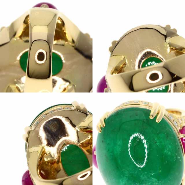 セレクトジュエリー SELECT JEWELRY  エメラルド ルビー ダイヤモンド  リング・指輪 中古の通販は