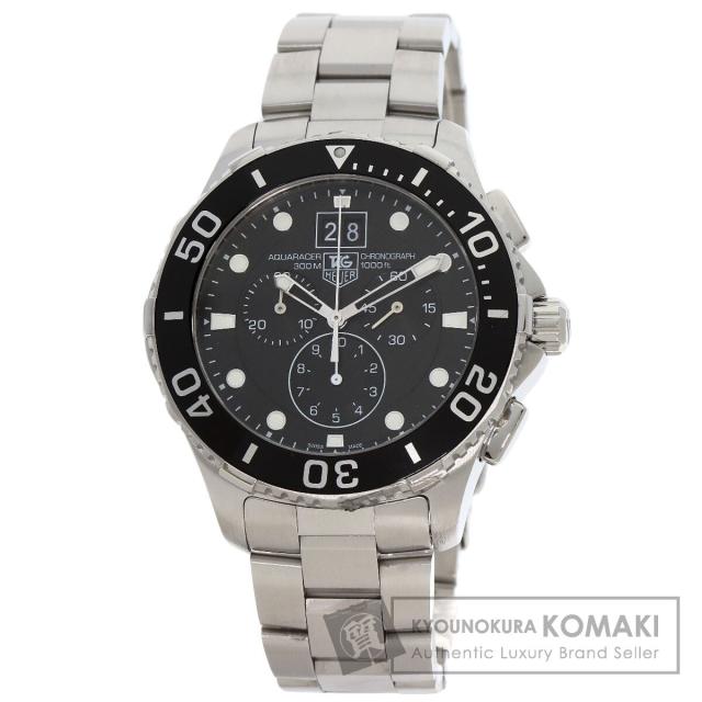 タグホイヤー TAG HEUER CAN1010  アクアレーサー クロノグラフ  腕時計 ステンレススチール SS  中古の通販は 142,760円