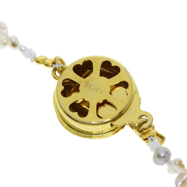 セレクトジュエリー SELECT JEWELRY  パール 真珠 ケシパール  ネックレス シルバー     中古_4