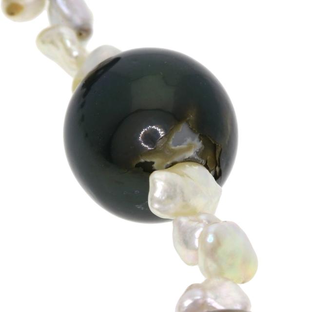 セレクトジュエリー SELECT JEWELRY  パール 真珠 ケシパール  ネックレス シルバー     中古_6