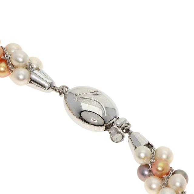 タサキ TASAKI  淡水パール 真珠  ネックレス K18ホワイトゴールド レディース  中古_3