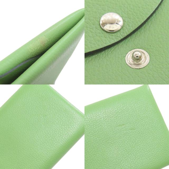 エルメス HERMES カルヴィ デュオ コインケース エバーカラー レディース 中古 コインケース・小銭入れ