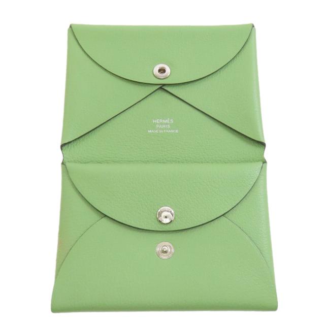 エルメス HERMES カルヴィ デュオ コインケース エバーカラー レディース 中古 コインケース・小銭入れ