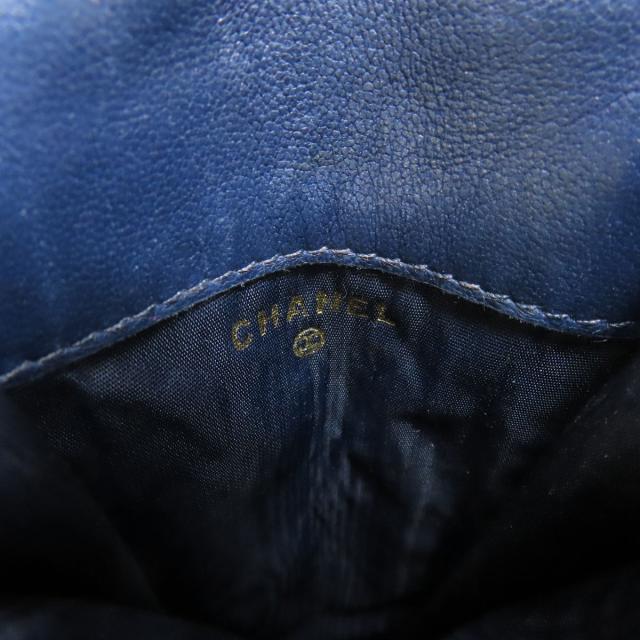 シャネル CHANEL ココマーク メガネケース デニム レディース 中古