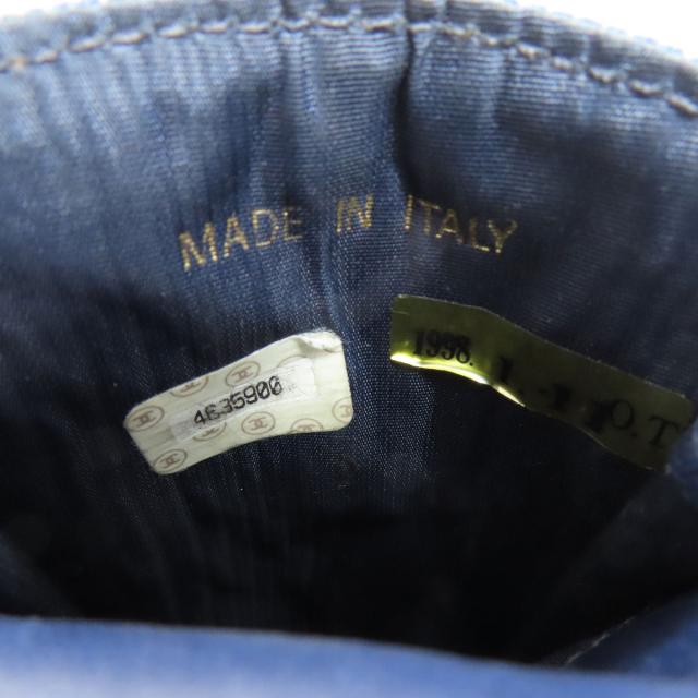 シャネル CHANEL ココマーク メガネケース デニム レディース 中古