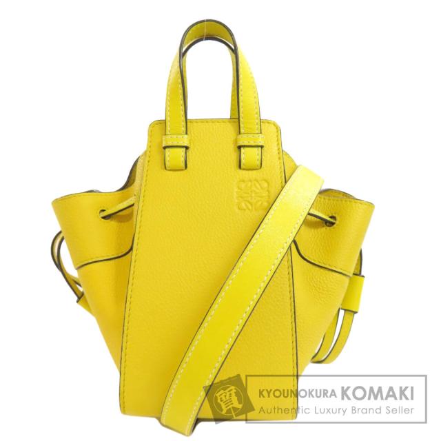 ロエベ LOEWE  ハンモックミニ 2WAY  ハンドバッグ レザー レディース  中古