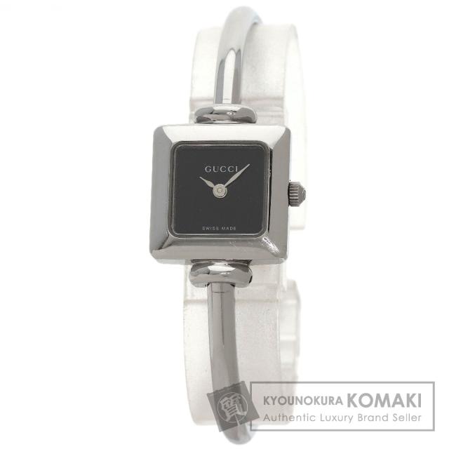 GUCCI グッチレディース 1900L スクエア バングルウォッチ クォーツ グッチ バングルウォッチ スクエア 1900L 1900L 腕時計 SS クォーツ