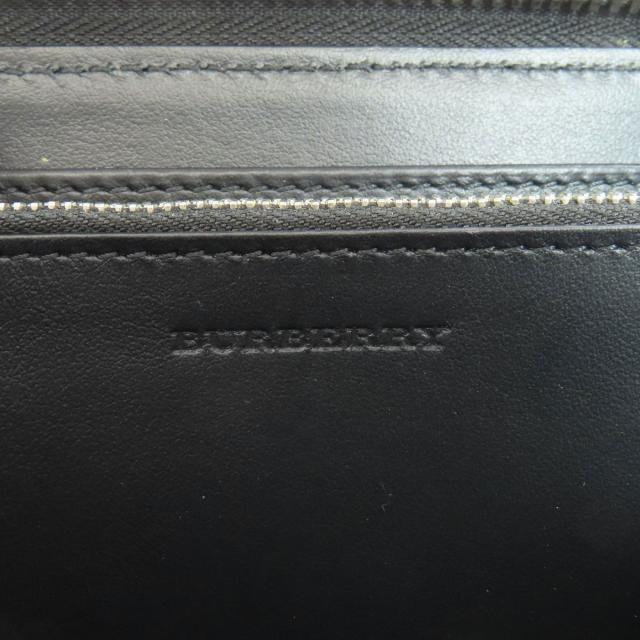 バーバリー BURBERRY チェーンモチーフ 長財布（小銭入れあり） レザー レディース 中古_6
