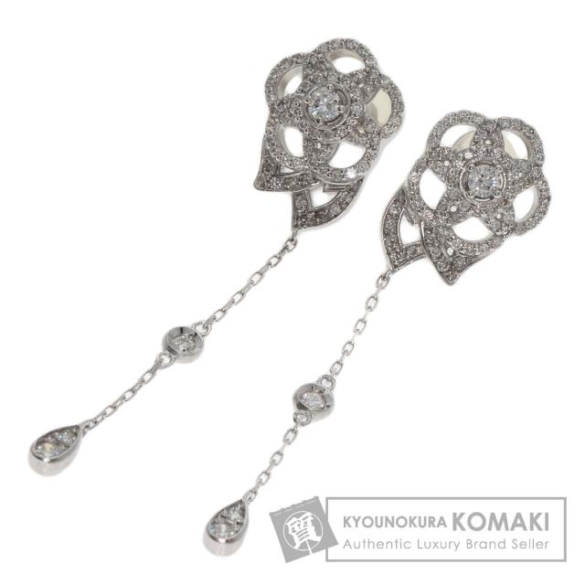 セレクトジュエリー SELECT JEWELRY  フラワーモチーフ ダイヤモンド  ピアス 中古の通販は