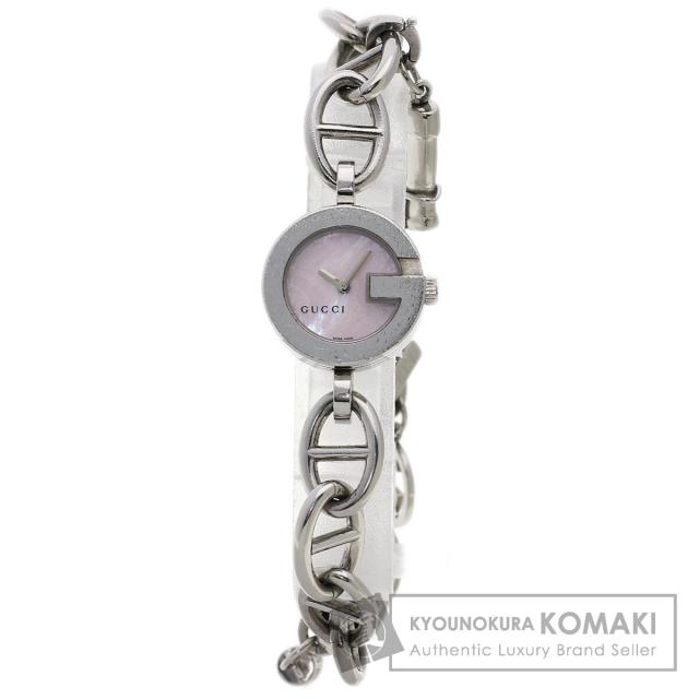 グッチ GUCCI 107 Gチャームブレス 腕時計 ステンレススチール SS グッチ GUCCI 107 Gチャームブレス 腕時計 ステンレススチール SS