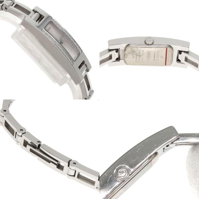グッチ GUCCI 3900L ダイヤモンドベゼル 腕時計 ステンレススチール SS レディース 中古_6