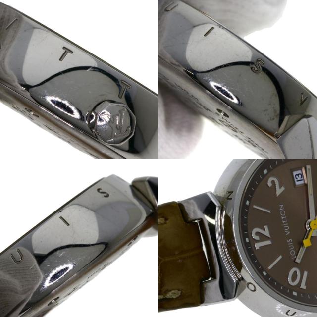 LOUIS VUITTON ルイヴィトン Q1212 タンブール 腕時計 SS アリゲーター レディース [中古] ルイヴィトン LOUIS VUITTON Q1212 タンブール 腕時計 ステンレス