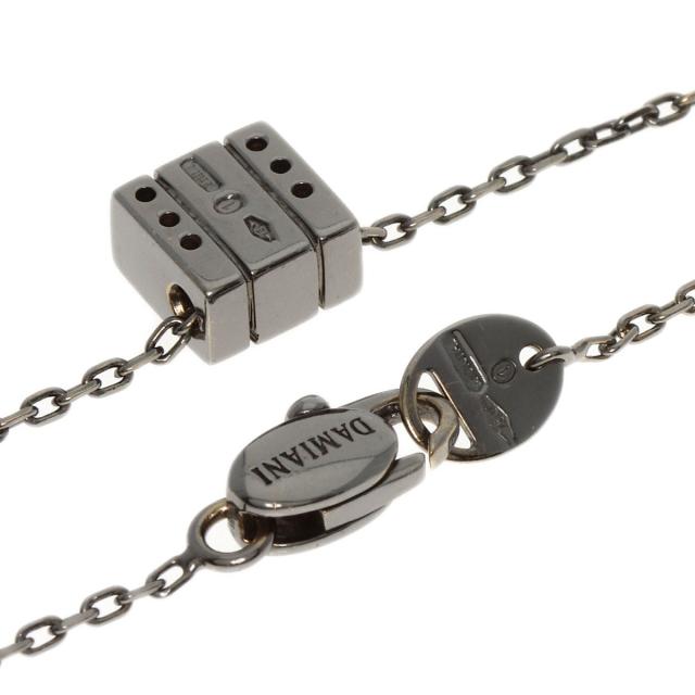 DAMIANI ダミアーニ ベルエポック スクエア 90周年限定モデル ペンダント ネックレス オールブラック K18WG ホワイトゴールド 金無垢 20058753 ベルエポック スクエア ブラックダイヤ ペンダントネックレス