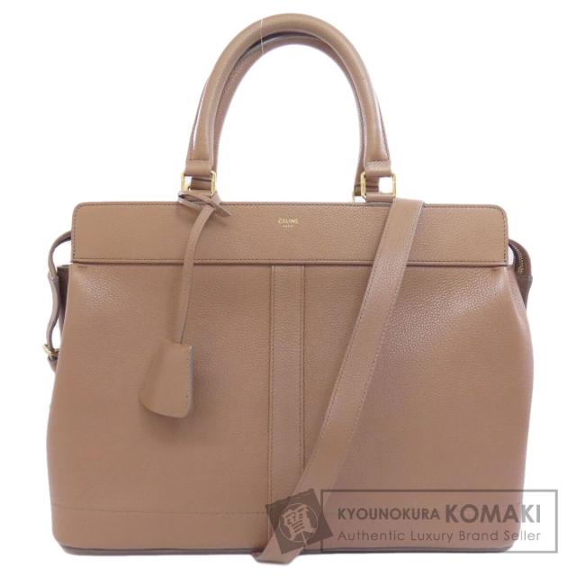 セリーヌ CELINE  カバ ドゥ フランス ミディアム 2WAY  トートバッグ レザー レディース  中古