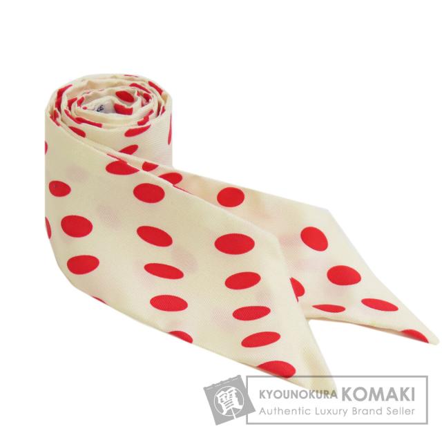 エルメス HERMES  ツイリー Hola Flamenca ドット柄  スカーフ シルク レディース  中古