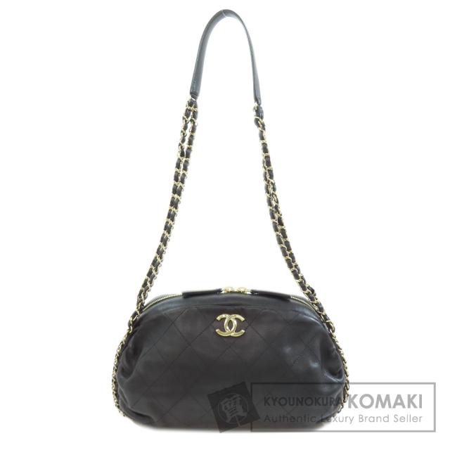 シャネル CHANEL  マトラッセ ゴールド金具  ショルダーバッグ ラムスキン レディース  中古