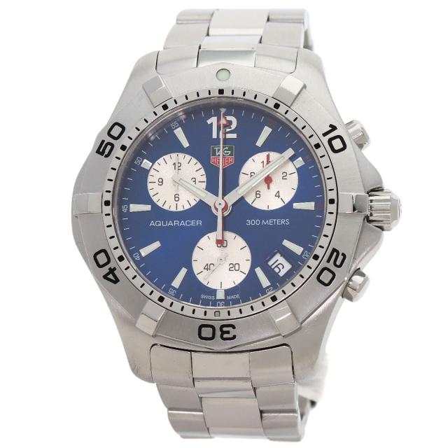 タグホイヤー TAG HEUER CAF1112  アクアレーサー クロノグラフ  腕時計 ステンレススチール SS  中古_1