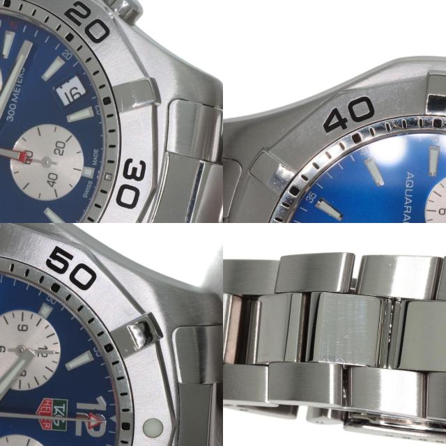 タグホイヤー TAG HEUER CAF1112  アクアレーサー クロノグラフ  腕時計 ステンレススチール SS  中古_7