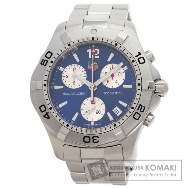 タグホイヤー TAG HEUER CAF1112  アクアレーサー クロノグラフ  腕時計 ステンレススチール SS  中古