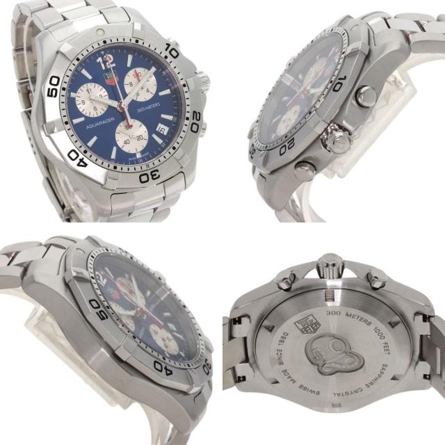 タグホイヤー TAG HEUER CAF1112  アクアレーサー クロノグラフ  腕時計 ステンレススチール SS  中古_4