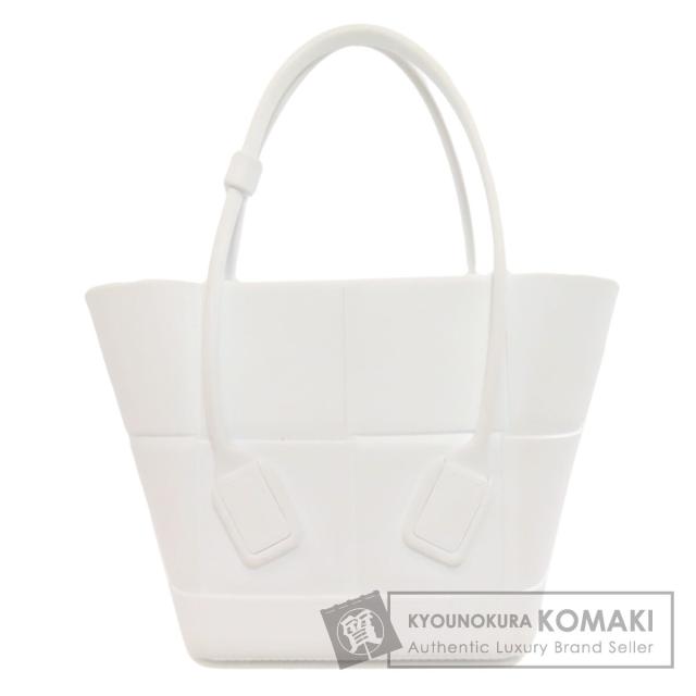 ボッテガヴェネタ BOTTEGA VENETA  アルコ  ハンドバッグ ラバー レディース  中古