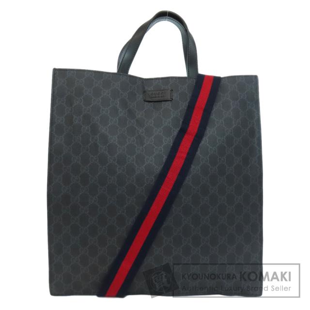 グッチ GUCCI 495559  GGスプリーム 2WAY  ハンドバッグ PVC レディース  中古