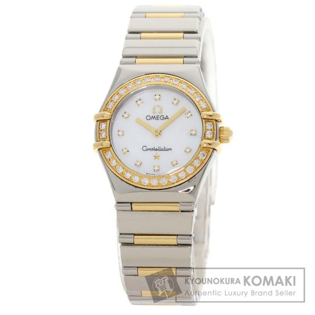 オメガ OMEGA 1376.75  コンステレーション ミニ ベゼル ダイヤモンド  腕時計 中古