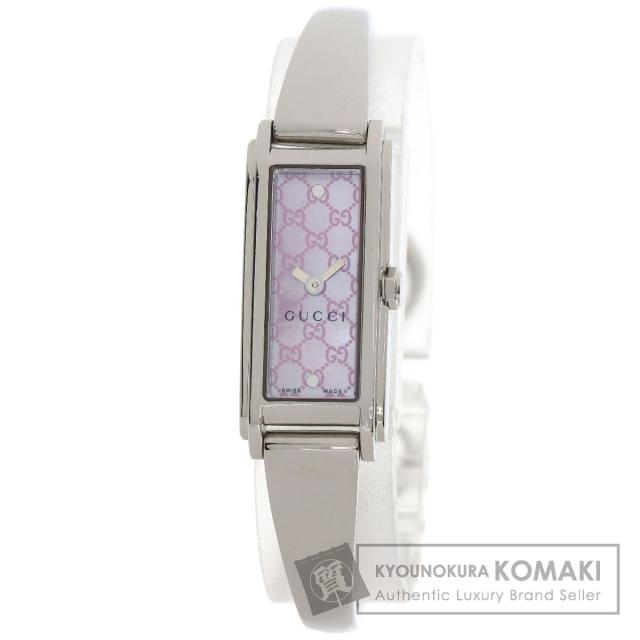 グッチ GUCCI 109 GG スクエアフェイス 腕時計 ステンレススチール SS