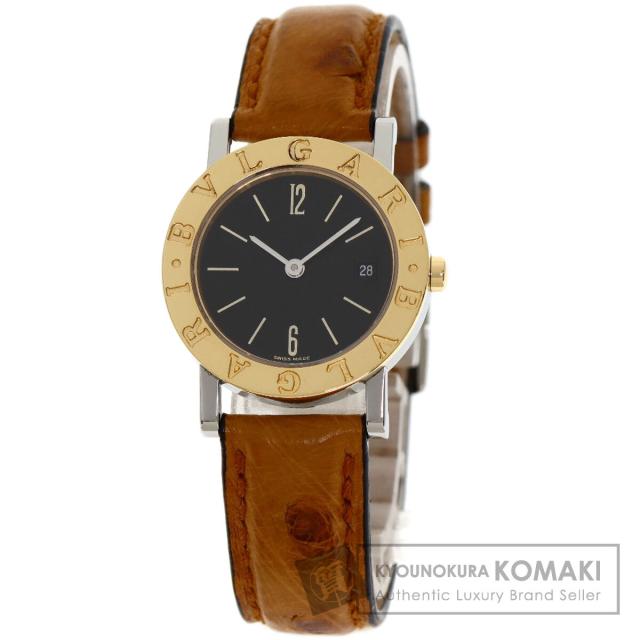 ブルガリ BVLGARI BB26SGLD  ブルガリブルガリ  腕時計 ステンレススチール オーストリッチ 中古