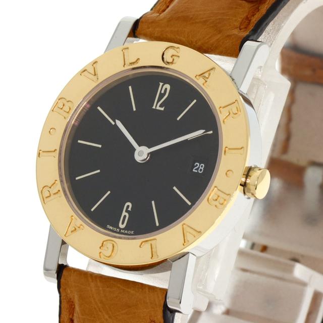 ブルガリ BVLGARI BB26SGLD  ブルガリブルガリ  腕時計 ステンレススチール オーストリッチ 中古_3